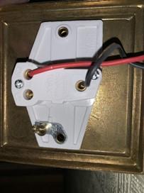 Metal/Brass switch with no earth connection