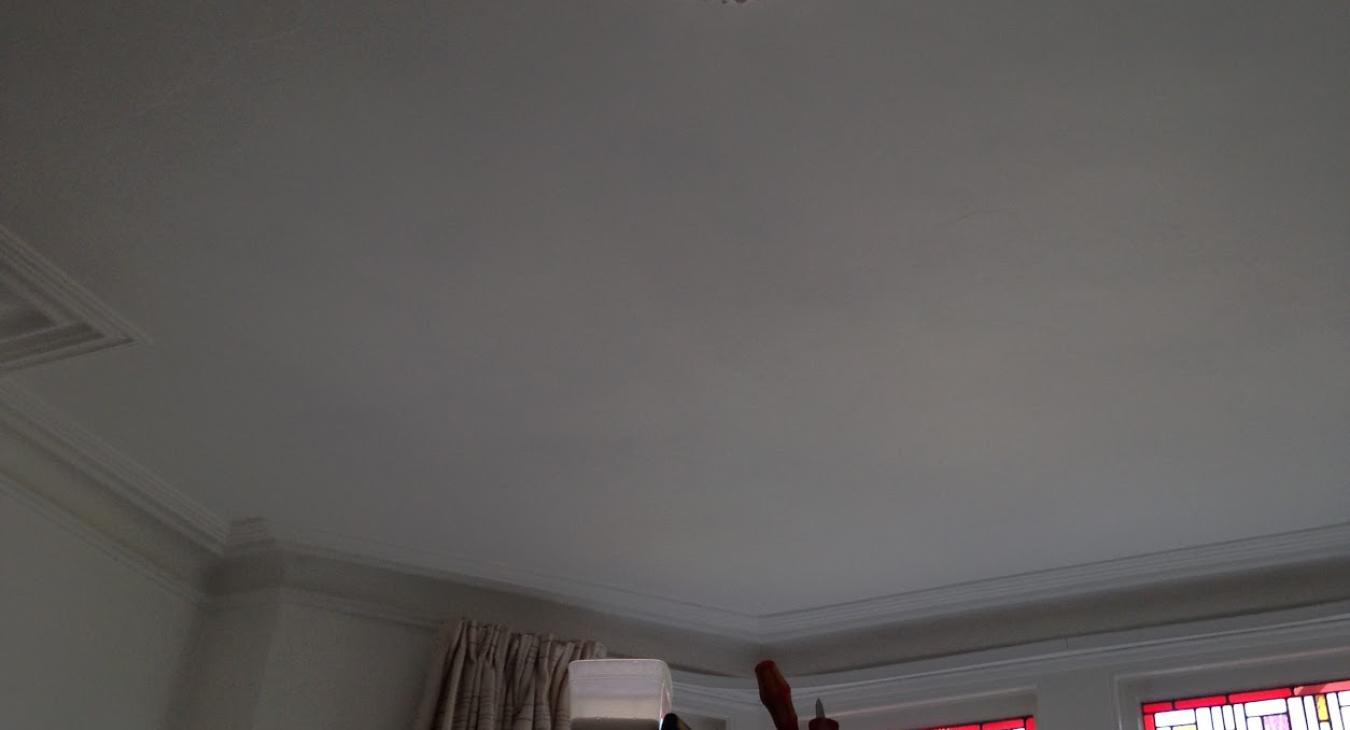 Plaster Ceiling Rose/Chandelier Install in Bristol