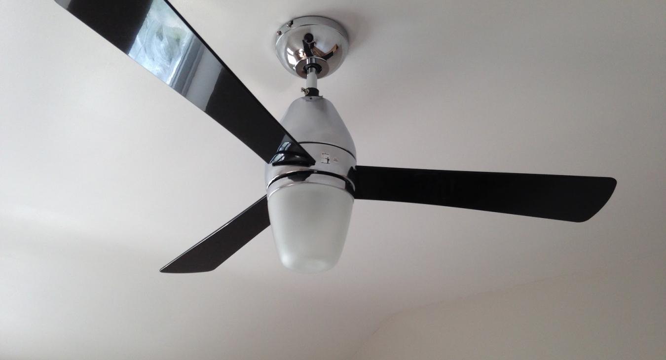 Ceiling light and fan installation in Bristol