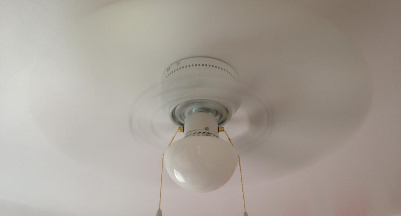 Ceiling light and fan installation in Bristol